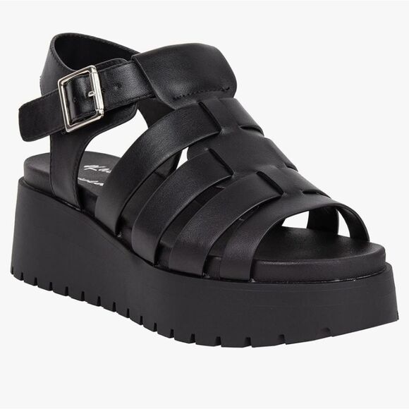 BRAND NEW SANDALS OPEN TOE FISHERMAN MULTI STRAP GLADIATOR PLATFORM SANDAL - Picture 13 of 16